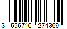 Barcode 3596710274369
