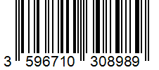Barcode 3596710308989
