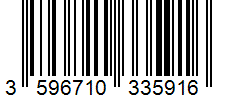 Barcode 3596710335916