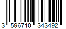Barcode 3596710343492