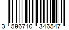 Barcode 3596710346547
