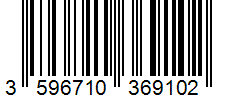 Barcode 3596710369102