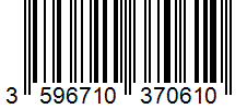 Barcode 3596710370610