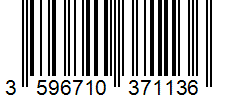 Barcode 3596710371136