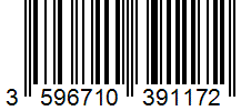 Barcode 3596710391172