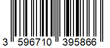 Barcode 3596710395866