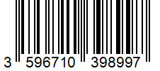 Barcode 3596710398997
