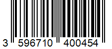 Barcode 3596710400454