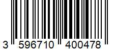 Barcode 3596710400478