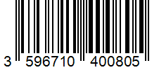Barcode 3596710400805