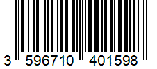 Barcode 3596710401598