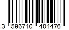Barcode 3596710404476