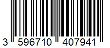 Barcode 3596710407941
