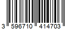 Barcode 3596710414703