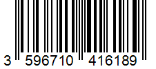 Barcode 3596710416189