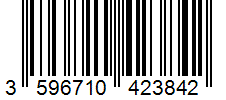 Barcode 3596710423842