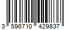 Barcode 3596710429837