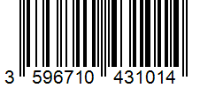 Barcode 3596710431014