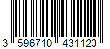 Barcode 3596710431120