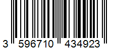 Barcode 3596710434923