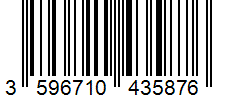 Barcode 3596710435876