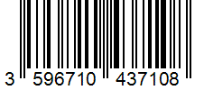 Barcode 3596710437108