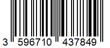 Barcode 3596710437849