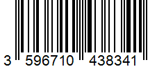 Barcode 3596710438341