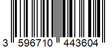 Barcode 3596710443604