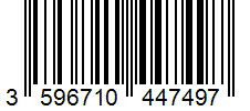 Barcode 3596710447497