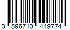 Barcode 3596710449774