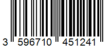 Barcode 3596710451241