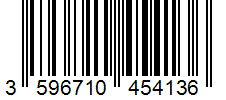Barcode 3596710454136