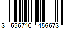 Barcode 3596710456673