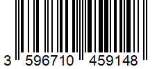 Barcode 3596710459148