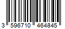 Barcode 3596710464845