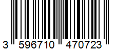 Barcode 3596710470723
