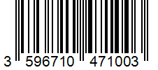Barcode 3596710471003