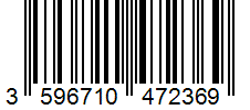 Barcode 3596710472369