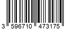 Barcode 3596710473175