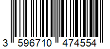 Barcode 3596710474554