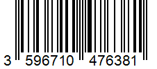 Barcode 3596710476381