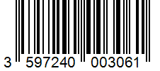 Barcode 3597240003061