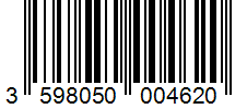 Barcode 3598050004620