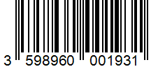 Barcode 3598960001931