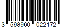 Barcode 3598960022172