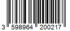 Barcode 3598964200217