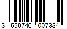 Barcode 3599740007334