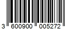 Barcode 3600900005272