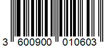 Barcode 3600900010603